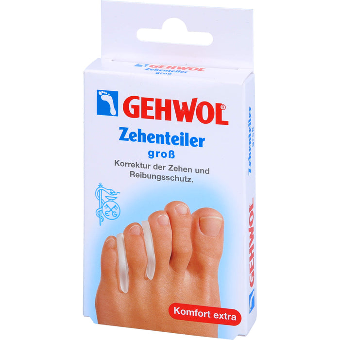 GEHWOL Polymer-Gel Zehenteiler groß, 3 St. Zehenteiler