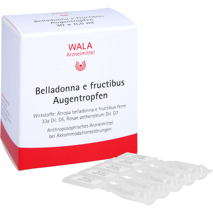 WALA Belladonna e fructibus Augentropfen, 30 St. Lösung