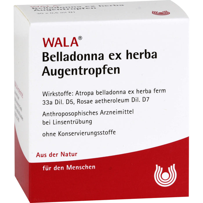 WALA Belladonna ex herba Augentropfen, 30 pc Solution