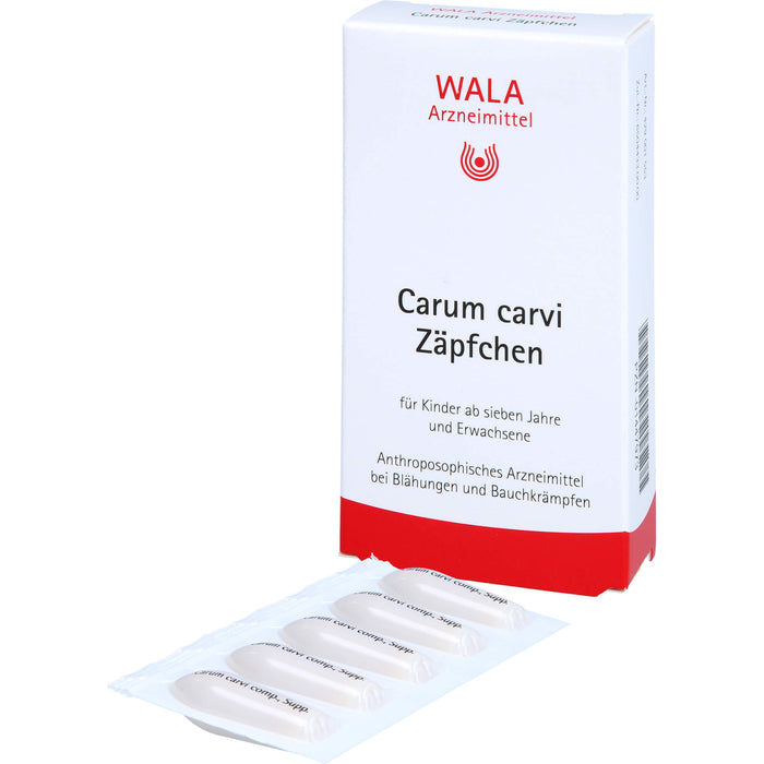 WALA Carum carvi Zäpfchen bei Blähungen und Bauchkrämpfen, 10 St. Zäpfchen