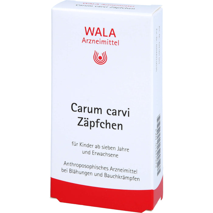 WALA Carum carvi Zäpfchen bei Blähungen und Bauchkrämpfen, 10 pc Suppositoires