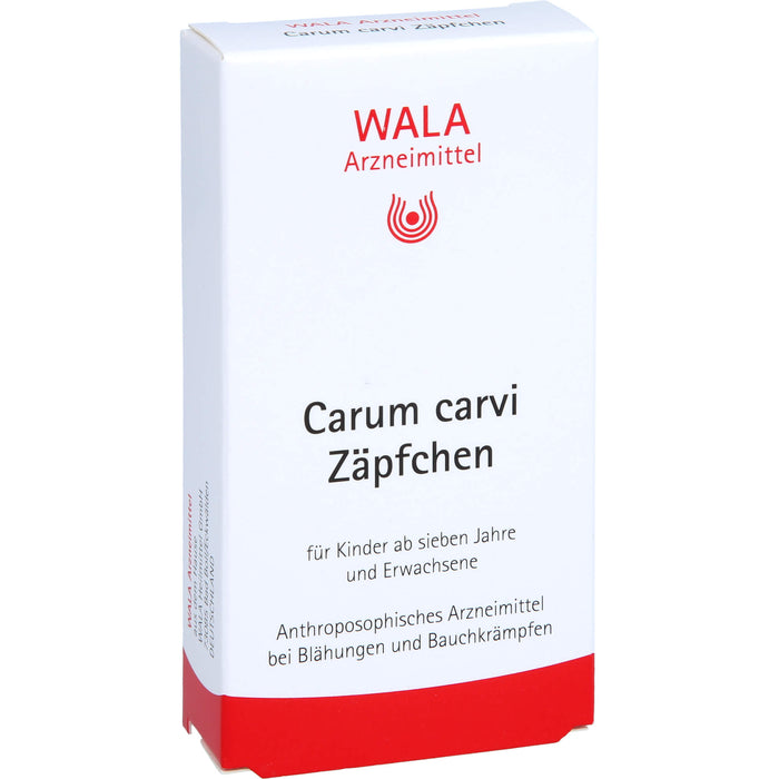 WALA Carum carvi Zäpfchen bei Blähungen und Bauchkrämpfen, 10 pc Suppositoires