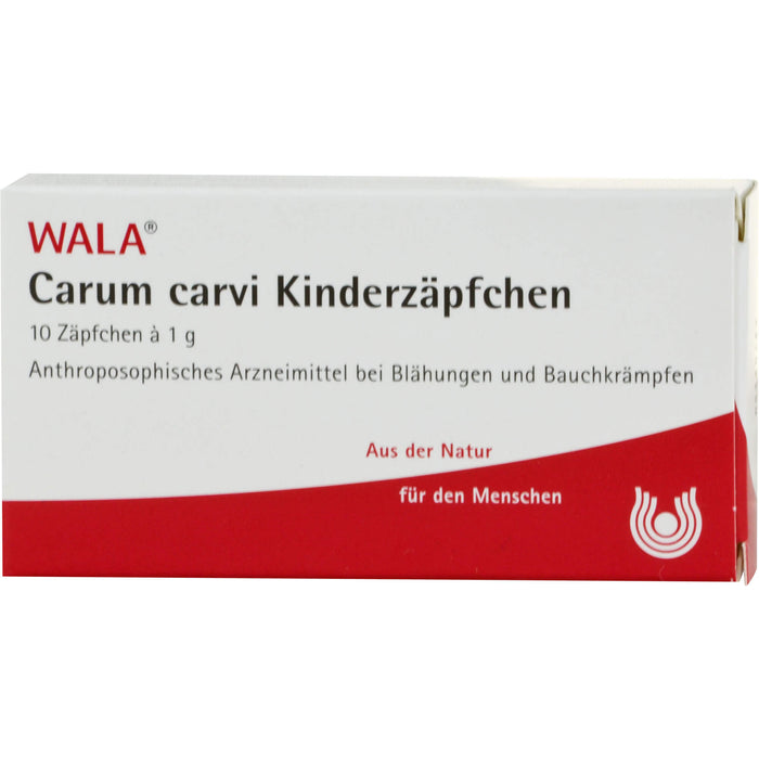 WALA Carum Carvi Kinderzäpfchen, 10 St. Zäpfchen