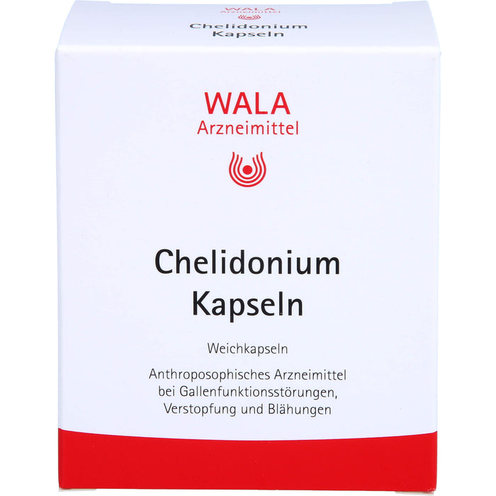 WALA Chelidonium Kapseln bei Gallenfunktionsstörungen, Verstopfung und Blähungen, 30 pcs. Capsules