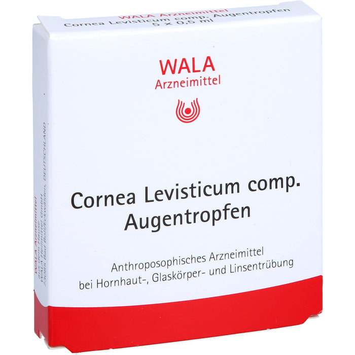 WALA Cornea/Levisticum comp. Augentropfen, 5 pc Pipettes à dose unique