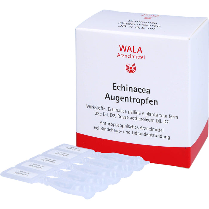 WALA Echinacea Augentropfen bei Bindehaut- und Lidrandentzündung, 30 pcs. Solution