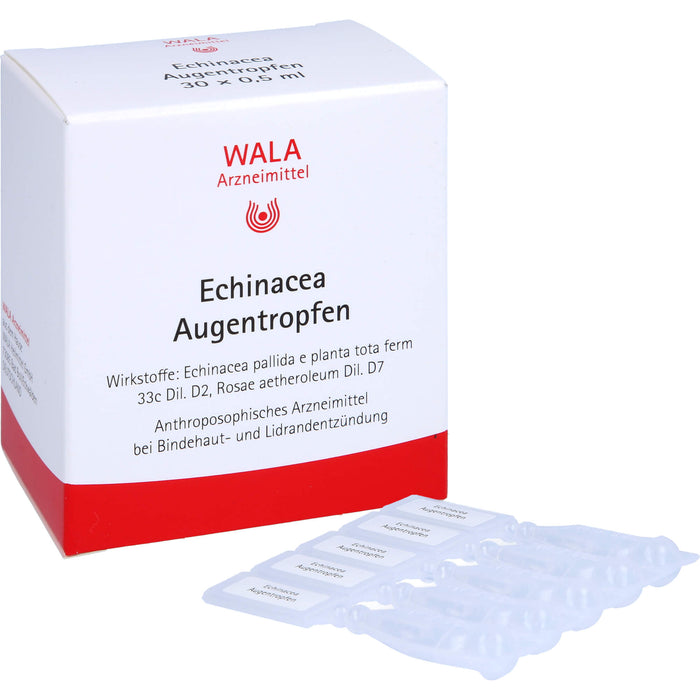 WALA Echinacea Augentropfen bei Bindehaut- und Lidrandentzündung, 30 pcs. Solution