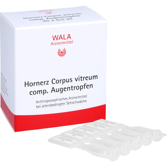 WALA Hornerz corpus vitreum comp. Augentropfen, 30 pcs. Solution