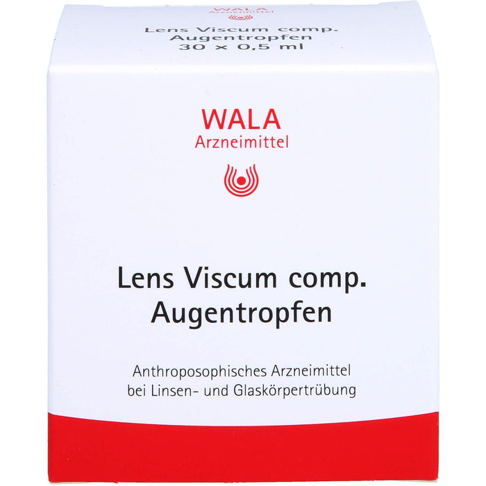 WALA Lens Viscum comp. Augentropfen bei Linsen- und Glaskörpertrübung, 30 pc Solution