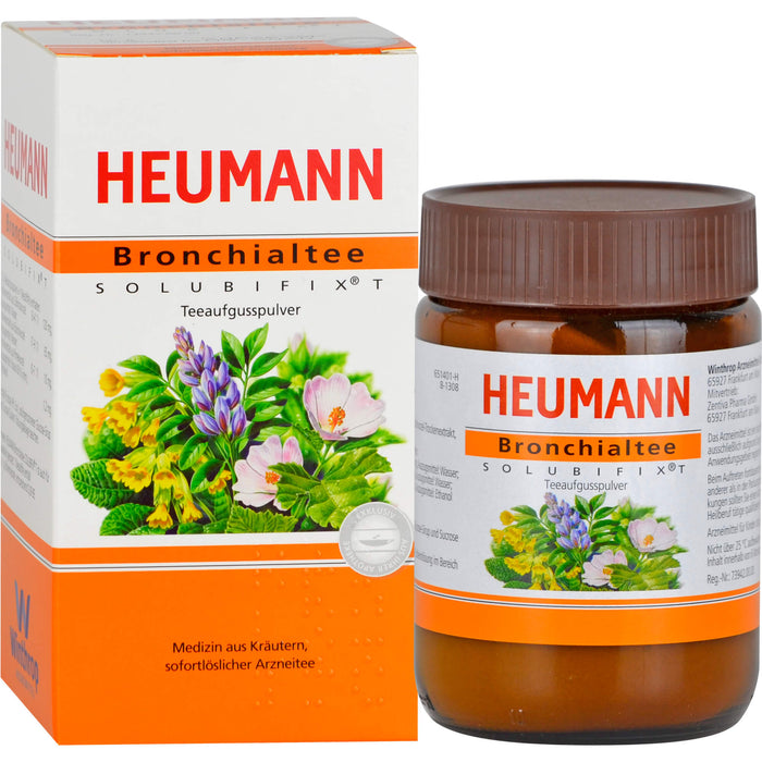 HEUMANN Bronchialtee Solubifix Teeaufgusspulver, 60 g Poudre