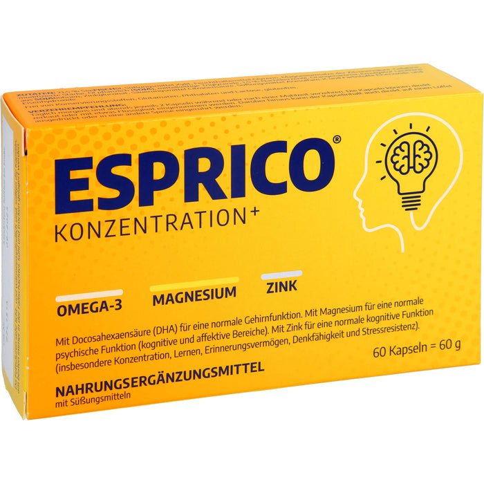 ESPRICO diätetisches Lebensmittel Kapseln, 60 pcs. Capsules