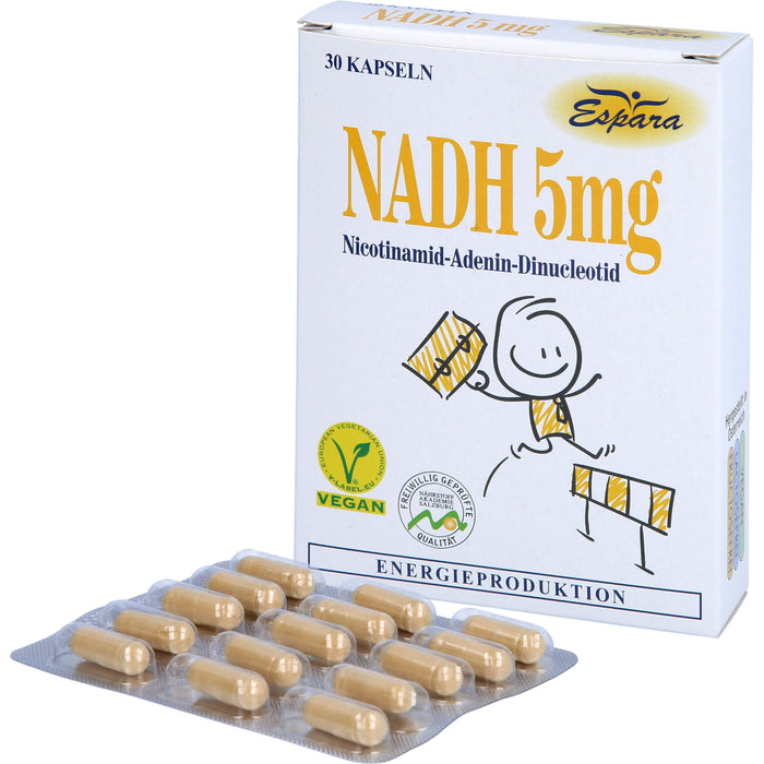 Espara NADH 5 mg Kapseln, 30 pc Capsules