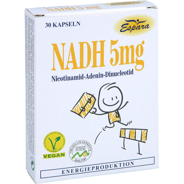 Espara NADH 5 mg Kapseln, 30 pcs. Capsules