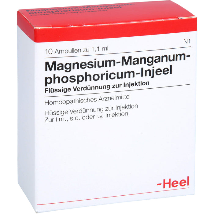 Heel Magnesium Manganum phosphoricum Injeel flüssige Verdünnung, 10 St. Ampullen