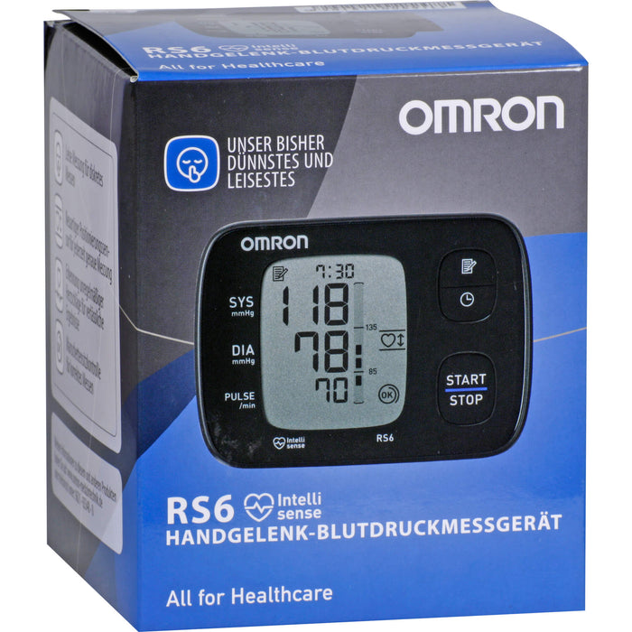 OMRON RS6 Handgelenk-Blutdruckmessgerät, 1 pc Contrôle de la pression sanguine