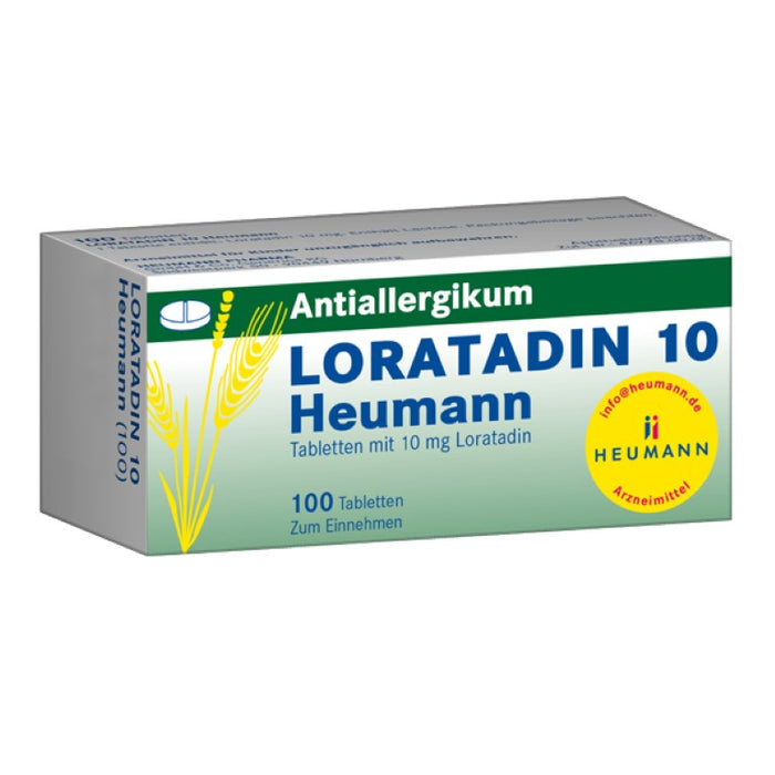 Loratadin 10 Heumann Tabletten Antiallergikum, 100 pc Tablettes