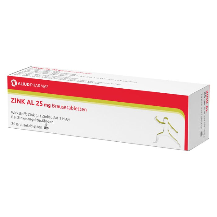 Zink AL 25 mg Brausetabletten, 20 pcs. Tablets