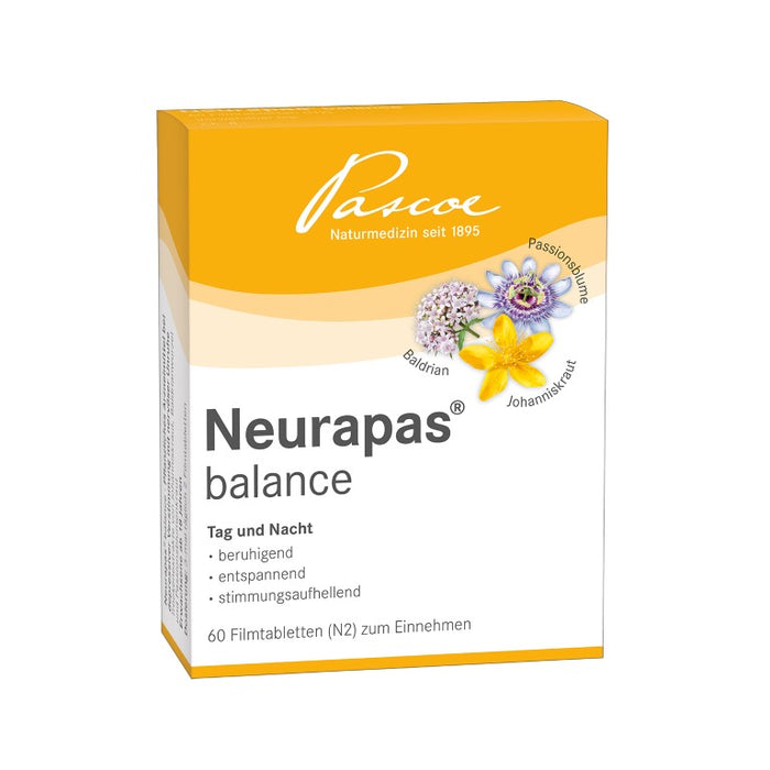 Neurapas Balance Tag und Nacht Filmtabletten, 60 pcs. Tablets