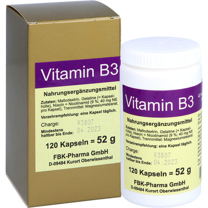 Vitamin B3, 120 St KAP