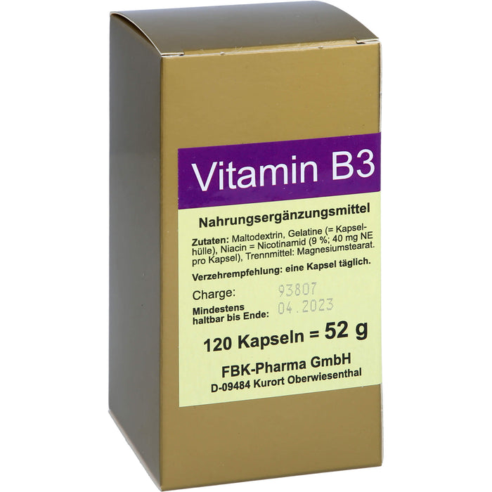 Vitamin B3, 120 St KAP