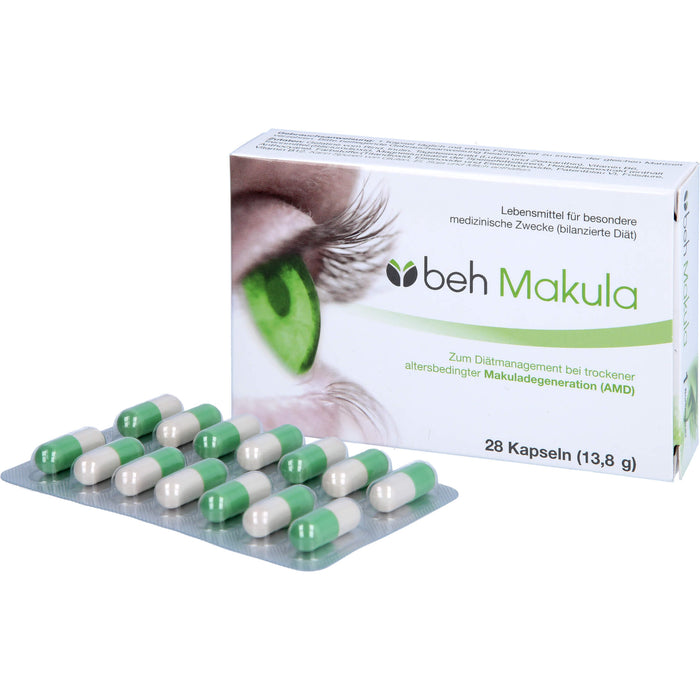 beh Makula Kapseln bei trockener, altersbedingter Makuladegeneration, 28 pc Capsules