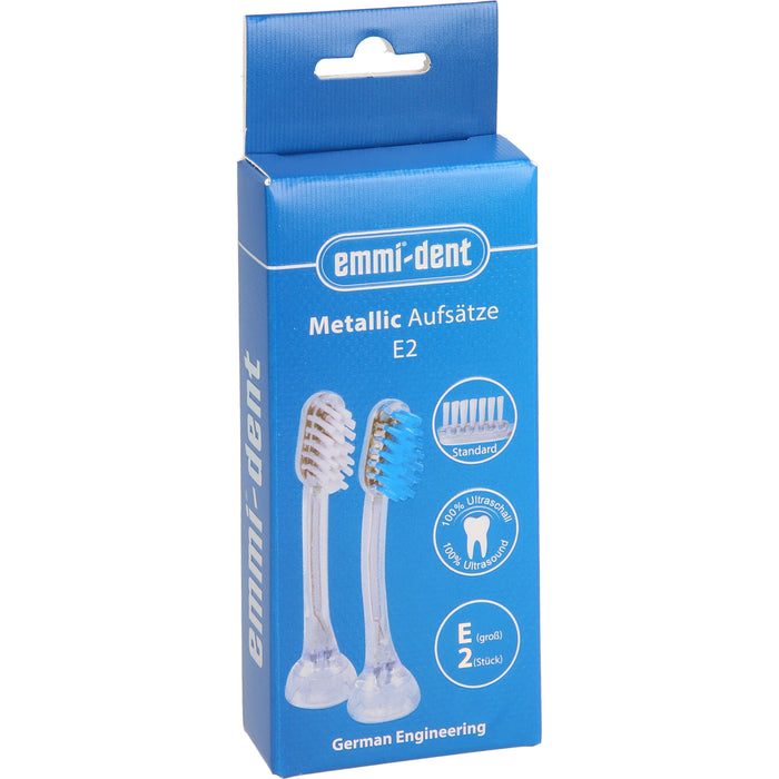 emmi-dent E2 Ersatzbürstenköpfe, 2 pcs. Toothbrush