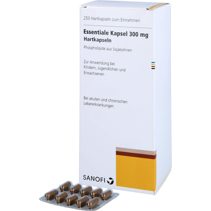 Essentiale Kapseln 300 mg bei akuten und chronischen Lebererkrankungen, 250 pc Capsules