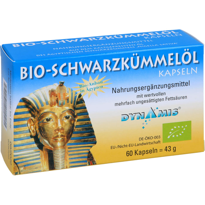 DYNAMIS Bio-Schwarzkümmelöl Kapseln, 60 pc Capsules