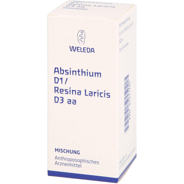 WELEDA Absinthium D1 / Resina laricis D3 aa Mischung, 50 ml Mixture