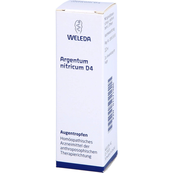 Argentum nitricum D4 Weleda Augentropfen, 10 ml ATR