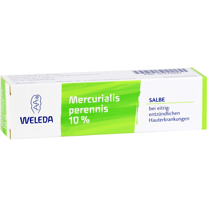 Weleda Mercurialis perennis 10 % Salbe bei eitrig-entzündlichen Hauterkrankungen, 25 g Ointment