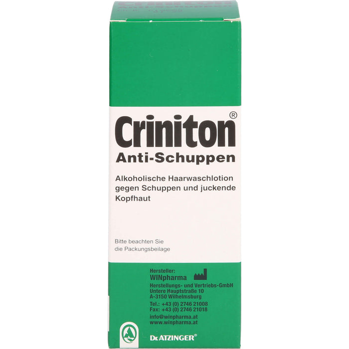 Criniton Anti-Schuppen Haarwaschlotion, 125 ml Lösung