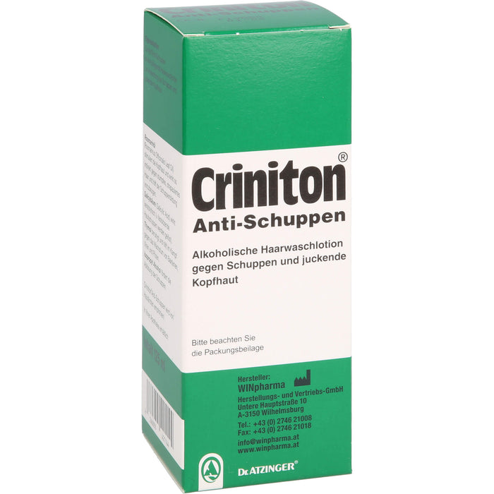 Criniton Anti-Schuppen Haarwaschlotion, 125 ml Solution