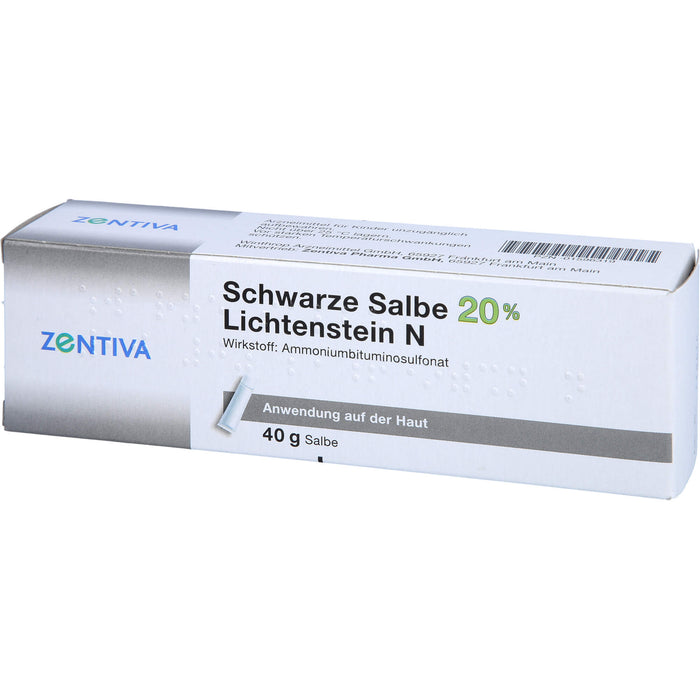 Schwarze Salbe 20% Lichtenstein N, 40 g Onguent