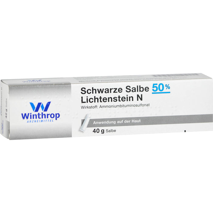 Schwarze Salbe 50% Lichtenstein N, 40 g Onguent