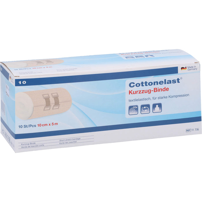 Cottonelast Kurzzugbinden 10 cm x 5 m, 10 pc Bandage