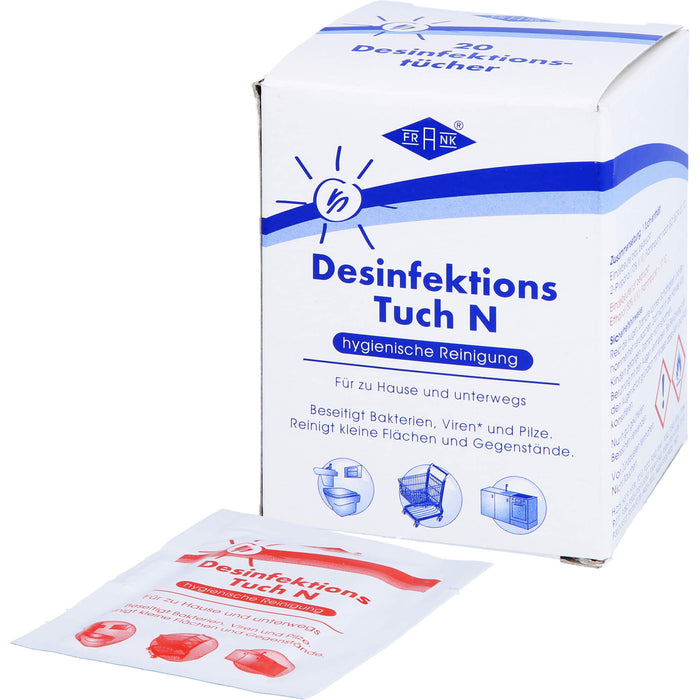 FRANK Desinfektions-Tuch N, 20 pc Tissus