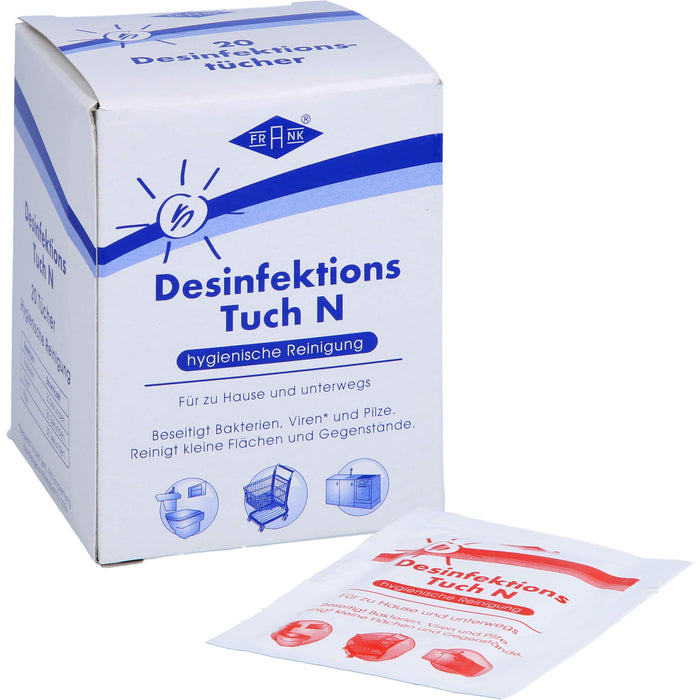 FRANK Desinfektions-Tuch N, 20 pc Tissus