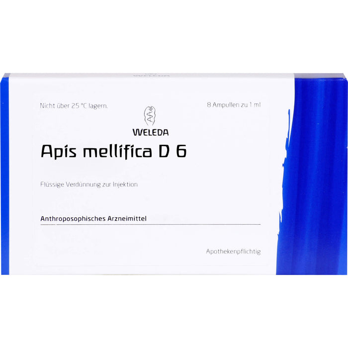 WELEDA Apis Mellifica D6 flüssige Verdünnung, 8 pcs. Ampoules