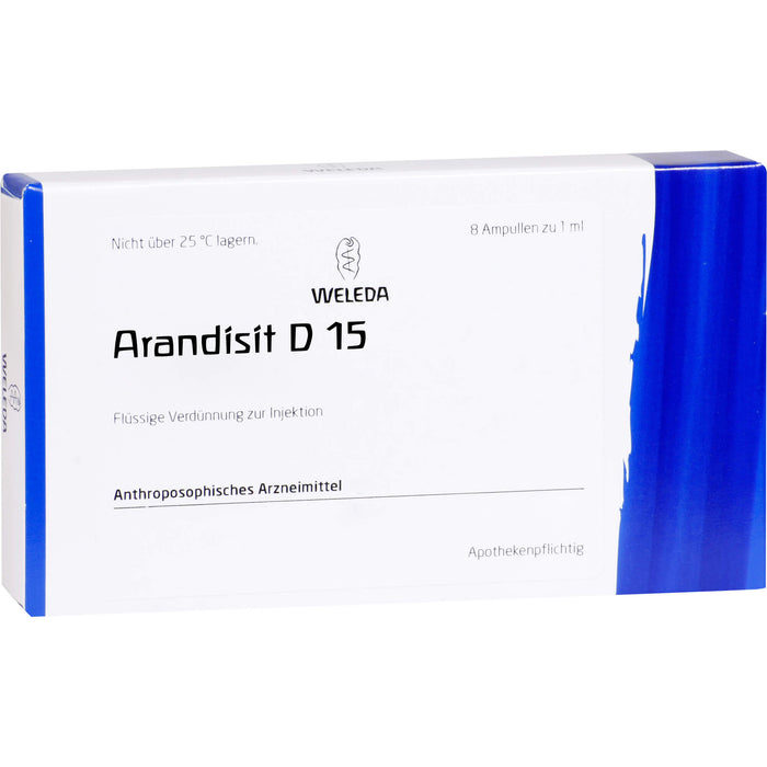 WELEDA Arandisit D15 flüssige Verdünnung, 8 pcs. Ampoules