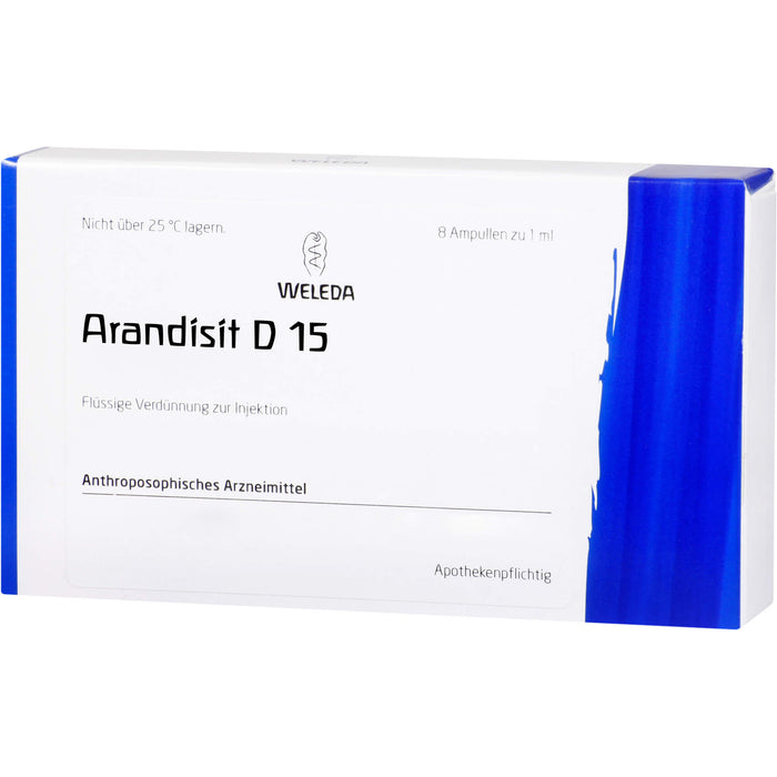 WELEDA Arandisit D15 flüssige Verdünnung, 8 pcs. Ampoules