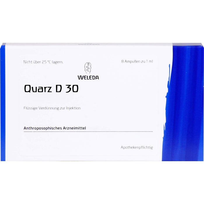 Quarz D30 Weleda Amp., 8X1 ml AMP