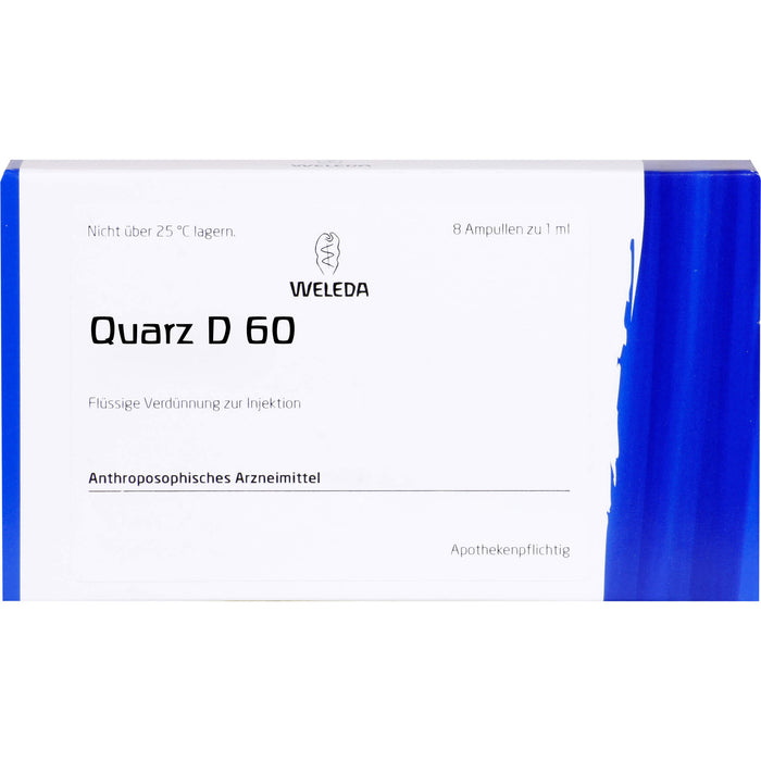 WELEDA Quarz D60 flüssige Verdünnung, 8 pcs. Ampoules