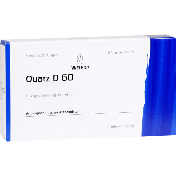 WELEDA Quarz D60 flüssige Verdünnung, 8 St. Ampullen