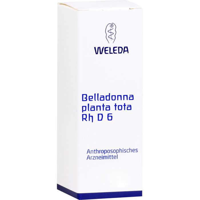 Belladonna planta tota Rh D6 Weleda Dil., 20 ml DIL