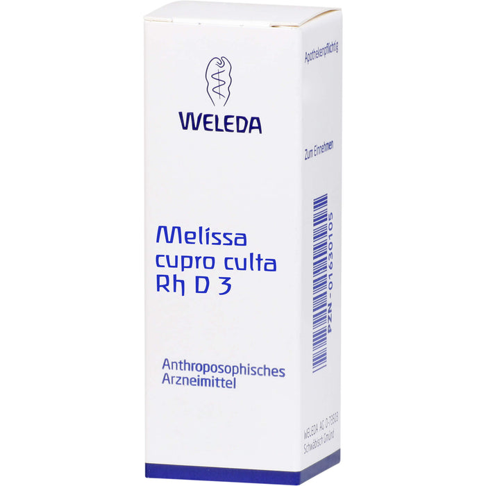 Melissa Cupro Culta Rh D3 Weleda Dil., 20 ml DIL