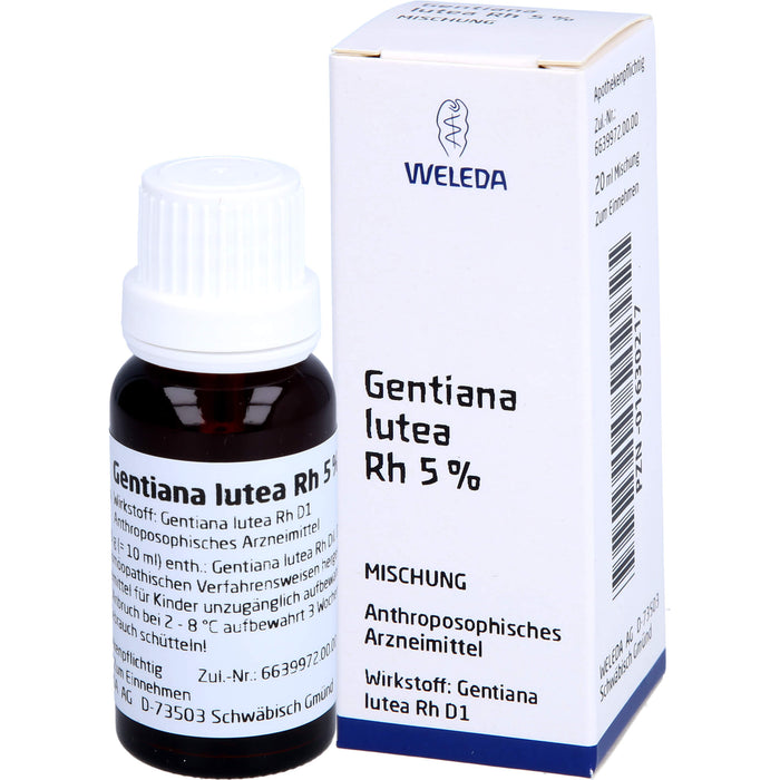 Gentiana lutea RH Presssaft 5% Weleda Dil., 20 ml MIS