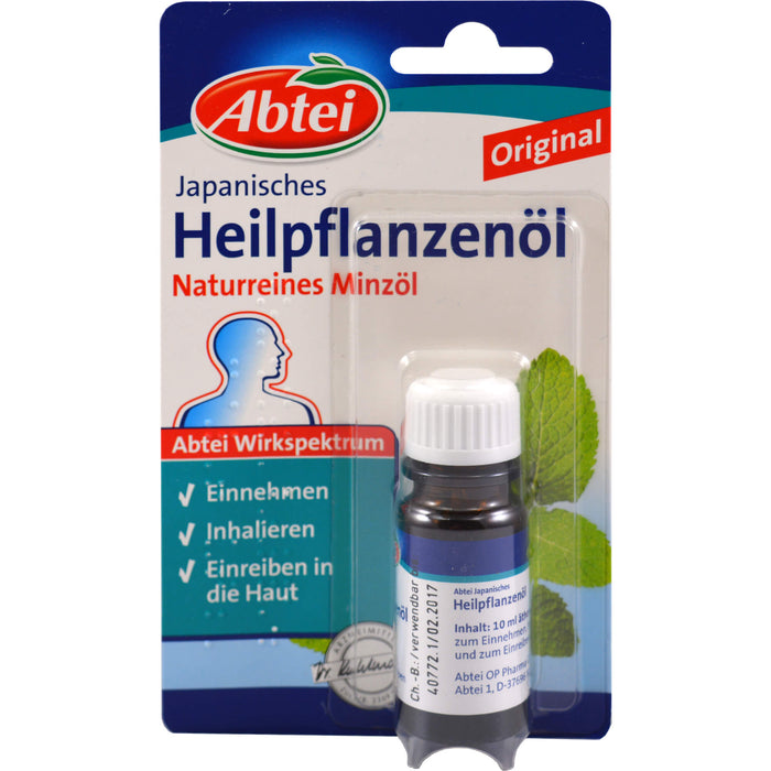 Abtei Original Japanisches Heilpflanzenöl, 10 ml ätherisches Öl