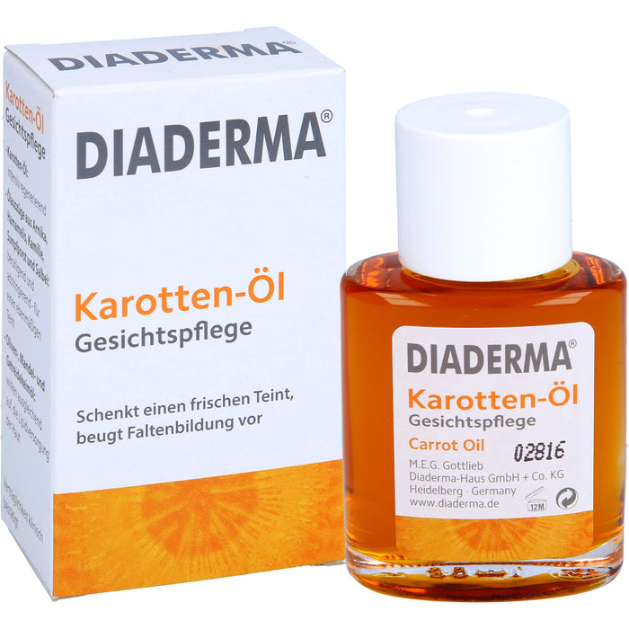 DIADERMA Karotten-Öl Gesichtspflege, 30 ml Öl