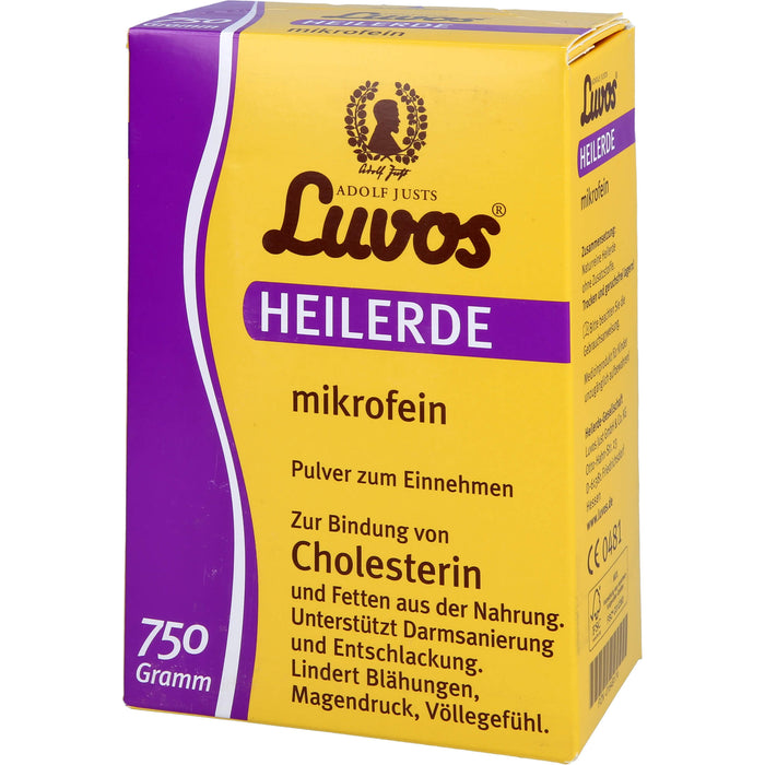 Luvos Heilerde mikrofein Pulver Cholesterin, 750 g Powder